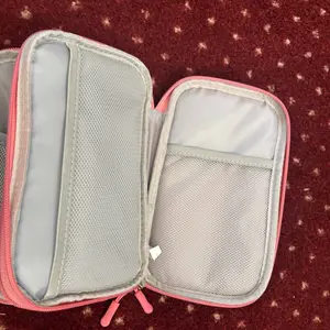 Product Review of Cable Storage Bag, Portable Double Layer Makeup Storage Box, Waterproof Stationary Storage Container, Travel Organization Pouch for Outdoor Travel, Gift Choice #TOP PICKS from i**🏻