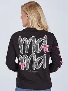 Simply Southern Mama Bows Long Sleeve T-Shirt