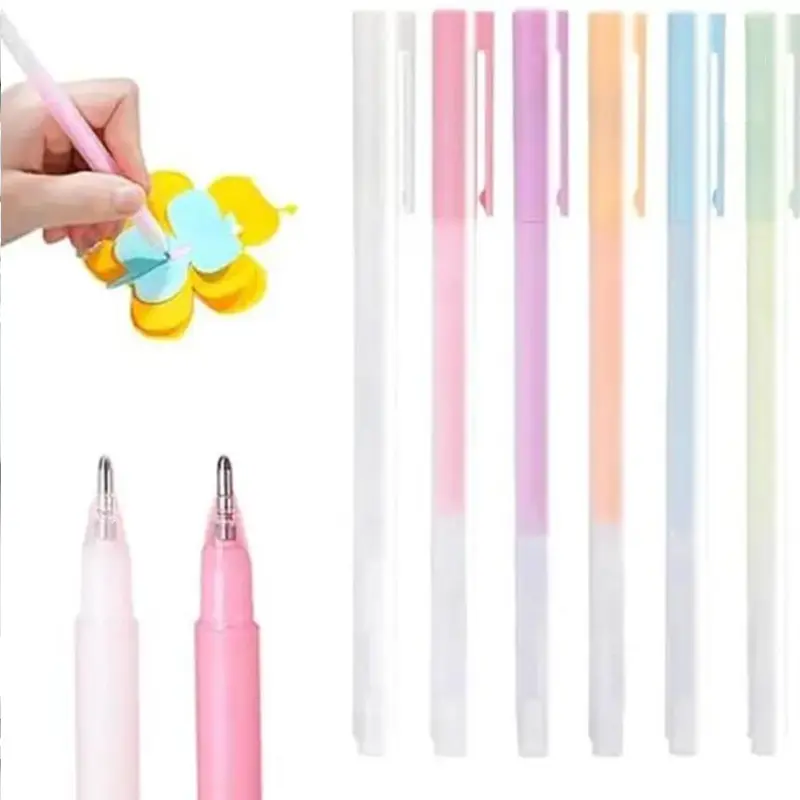 6Pcs Quick Drying Color Spot Glue Pen, New Fast Dry Roller Glue With Easy Control Precision, Strong Adhesive Handmade Stationery Glue Pens, Premium Craft Supplies Perfect For DIY Scrapbooking, Handcraft Decoration And Daily Art Creation Projects
