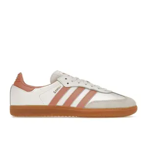 adidas Women's Samba OG White Wonder Clay Gum Soccer Shoes, from StockX