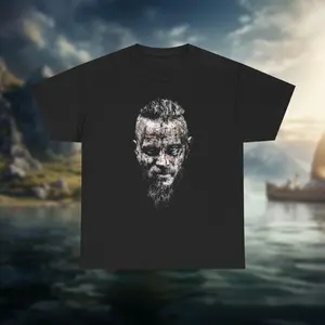 Unisex Ragnar Lothbrok Shirt - Embrace Norse Culture with this Movie-Inspired Vikings Shirt - The Saga of Ragnar Lothbrok Tshirt 100% Cotton