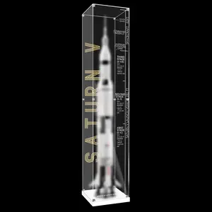 Acrylic Display Case for Lego 92176 NASA Apollo Saturn V (Display Case ONLY, the Model NOT Included)