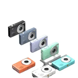 6400W Pixel Digital Camera, 4K Vlogging Camera with 18X Digital Zoom, Autofocus Point and Shoot Digital Camera with SD Card for Teens Adult Beginner