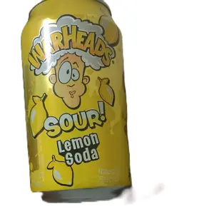 12,FL oz single can lemon soda drink Beverage