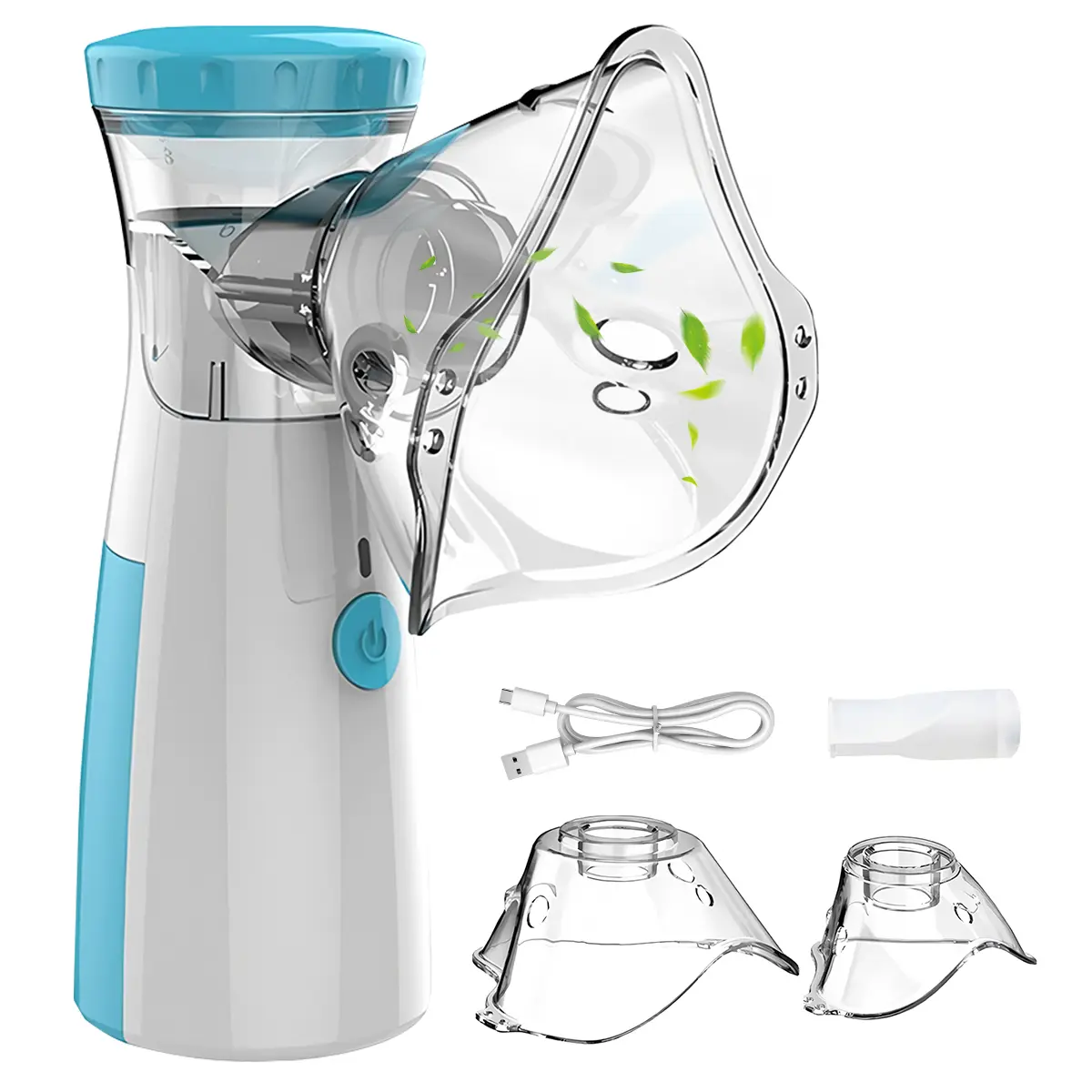Portable Handheld Nebulizer,Rechargeable Mesh Spacer Machine with Accessories for Adult & Kid, Handheld Electric Atomizer for Breathing Issues,Gift for Mum,Portable Nebulizer