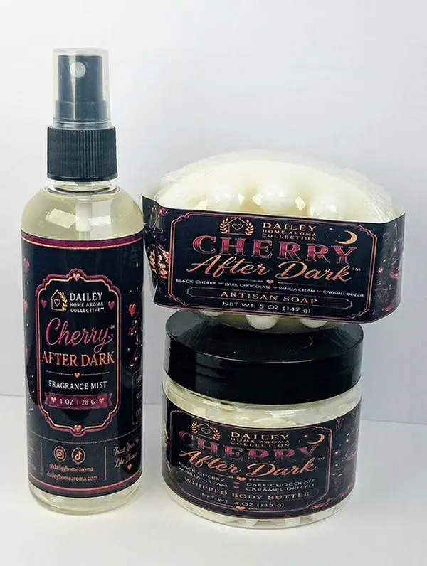 Cherry After Dark 3-Piece Body Care Ritual Set