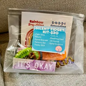 Silent Fidget Kit-Color and Styles of Items Vary