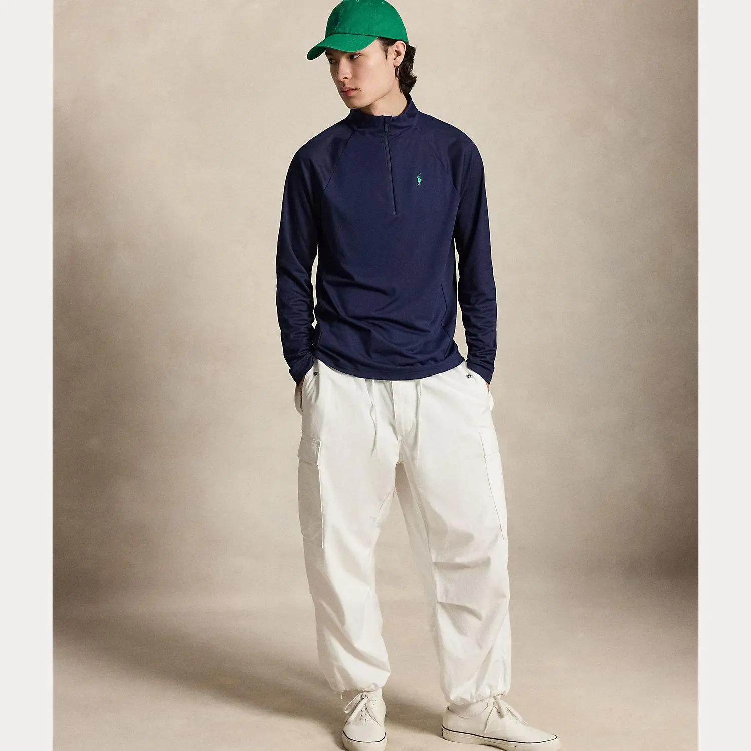 Polo Ralph Lauren - US Open Paneled Stretch Jersey Pullover