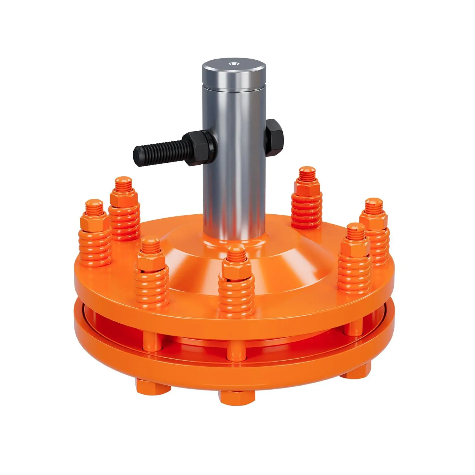 1-3/8in PTO Slip Clutch with Smooth Round Ends, Adjustable Carburized Steel Friction Clutch for Rotary Cutters & Tractors