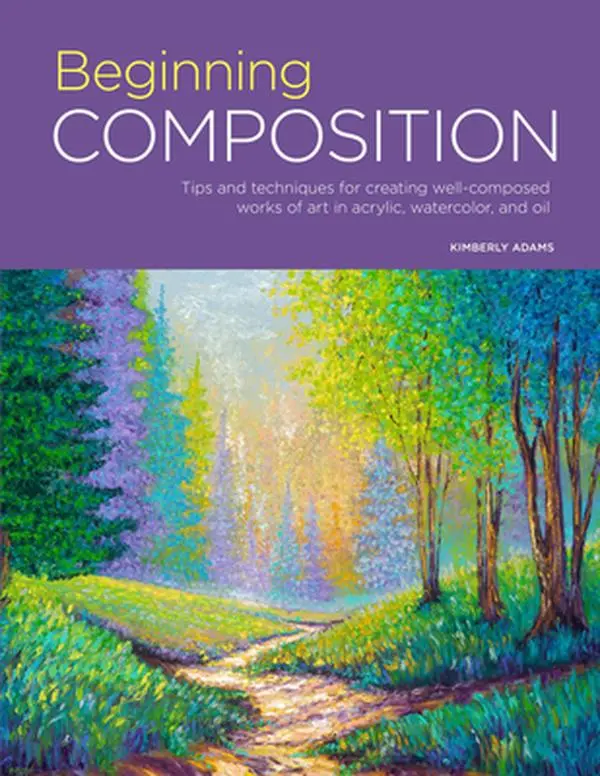 Used Paperback Book - Portfolio: Beginning Composition Tutorial by Kimberly Adams, 128pp Guide for Aspiring Artists with Acrylic, Watercolor, Oil Art Tips, Techniques, Rule of Thirds Guidance (English, Customizable Painting Projects)