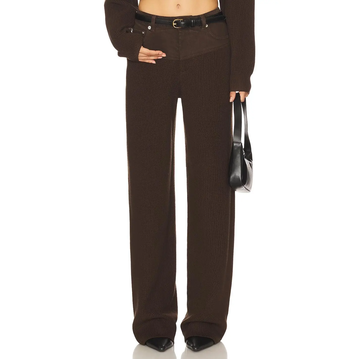 SEROYA Chani Pant in Slate Brown