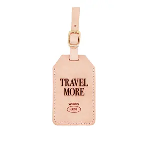 Travel More, Worry Less Luggage Tag - Simple Design for Easy Identification on Travel Bags