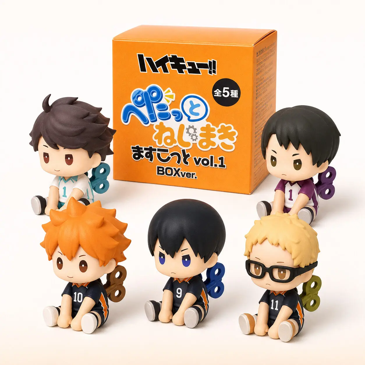 Bushiroad Creative Haikyu!! Petatto Clockwork Figure Vol. 1 Blind Box