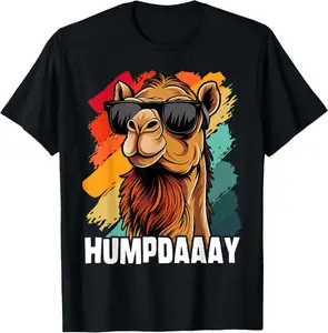 100% Cotton Camel Workweek Hump Day Retro Vintage T-Shirt