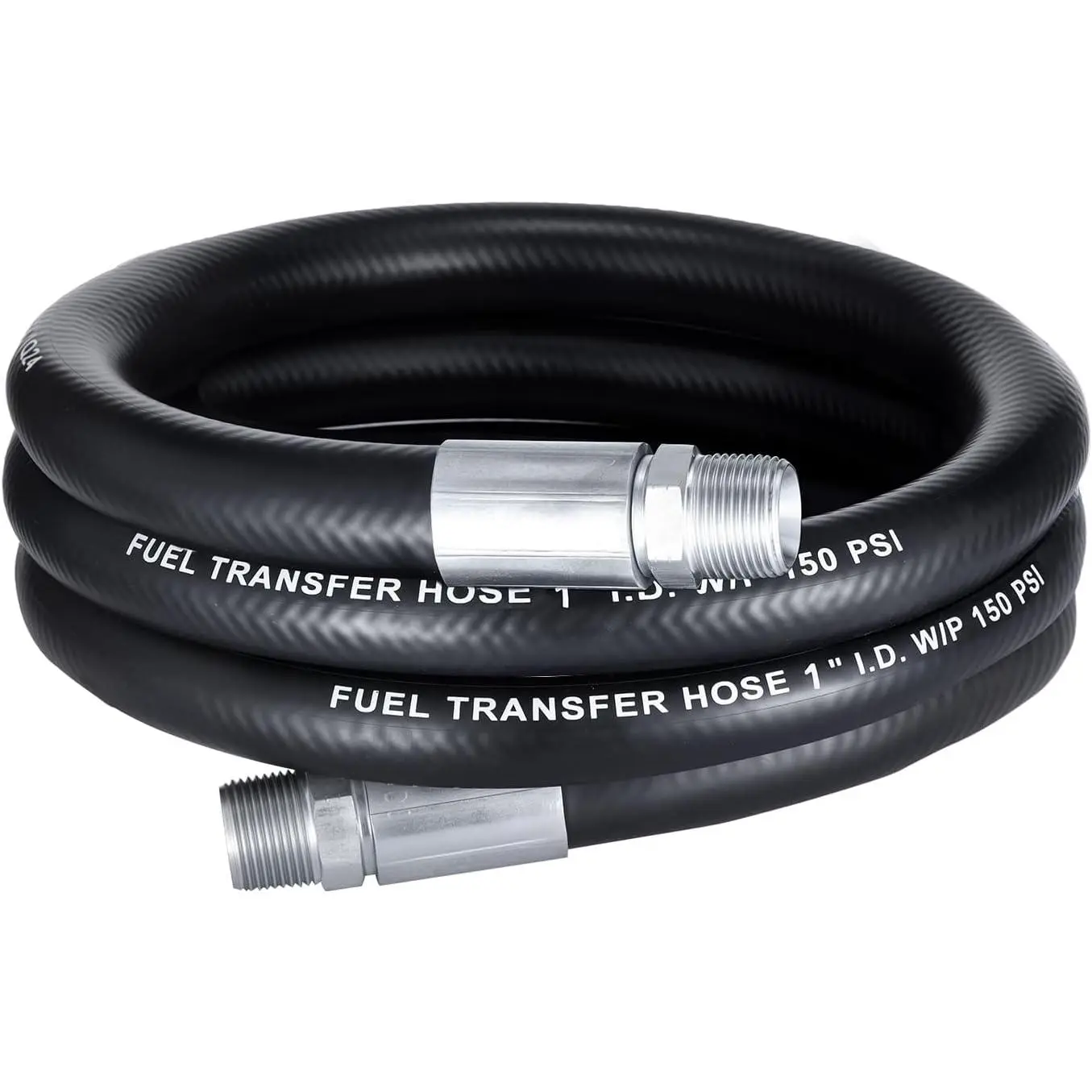 1"  Transfer Hose 10FT,Farm  Hose for Dispensing  Gasoline Kerosene Biodiesel