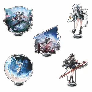 Wuthering Waves Augusta Gallery Figure Stand Model Plate Key Chisa Buling Carlotta Acrylic Standing Anime Iuno Cantarella Gift