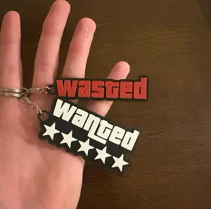 GTA Wanted and Wasted Keychain