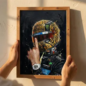 [SALE UP TO 40%] Lando Norris Poster | 2025 World Champion | Formula 1 Championship | Mclaren Racing | LN4