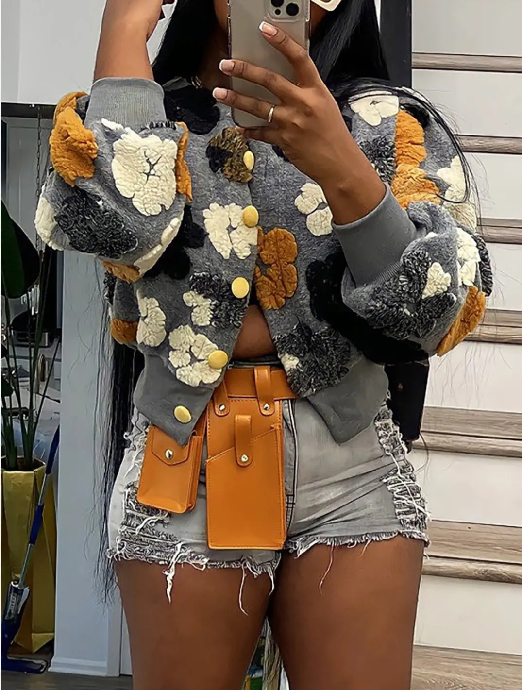 Cozy Flower Cardigan Sweater – Stylish, Warm, and Versatile for Every Season