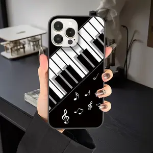 Creative Piano Music Pattern Phone Case, TPU Shockproof Protective Case, Suitable for iPhone 17/16/15/14/13/12/11 PRO PLUS AIR and PROMAX, Ideal Gift for Friends and Family, DKYT147