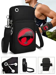 Thundercats Logo Crossbody Bag Small Messenger Bag with Adjustable Strap Multifunctional Compact HandsFree Shoulder Bag for Travel Outdoor Sports Daily Use Urban Style Casual Messenger Bags Everyday Crossbody Bag for Men and Women