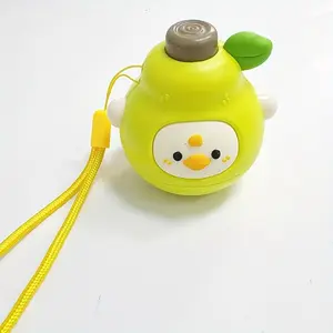 1pc Fruit Gyroscope Collision Battle Game Desktop Interactive Toy Cool Rotating Plastic Gyroscope