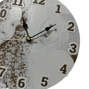 Custom Photo Clock Timeless Personalized Keepsake with High-Quality Print Silent Quartz Mechanism Perfect Gift for Birthdays Anniversaries or Holidays