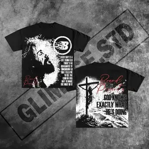 Y2K Graphic "God Know Exactly What He's Doing" Personalize Printed Tshirt, For Men For Women