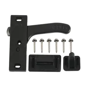 RV Screen Door Latch Handle Replacement Kit, Durable Aluminum Inside Door Lock Grab Handle for Travel Trailer Camper Motorhome RV Interior Accessories