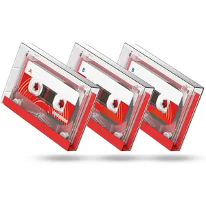 Dictating Blank Cassette Tapes Audio Cassettes - Low Noise High Output 60 Minute, Excellent for Lectures Seminars Everyday Recording (3 Pack)
