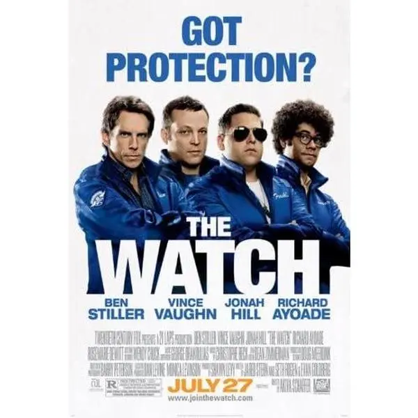 THE WATCH - 27x40 D/S Original Movie Poster One Sheet MINT 2012 Ben Stiller