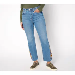 Driftwood Jeans Clara Ankle Flare Leg Jean - Sunflower
