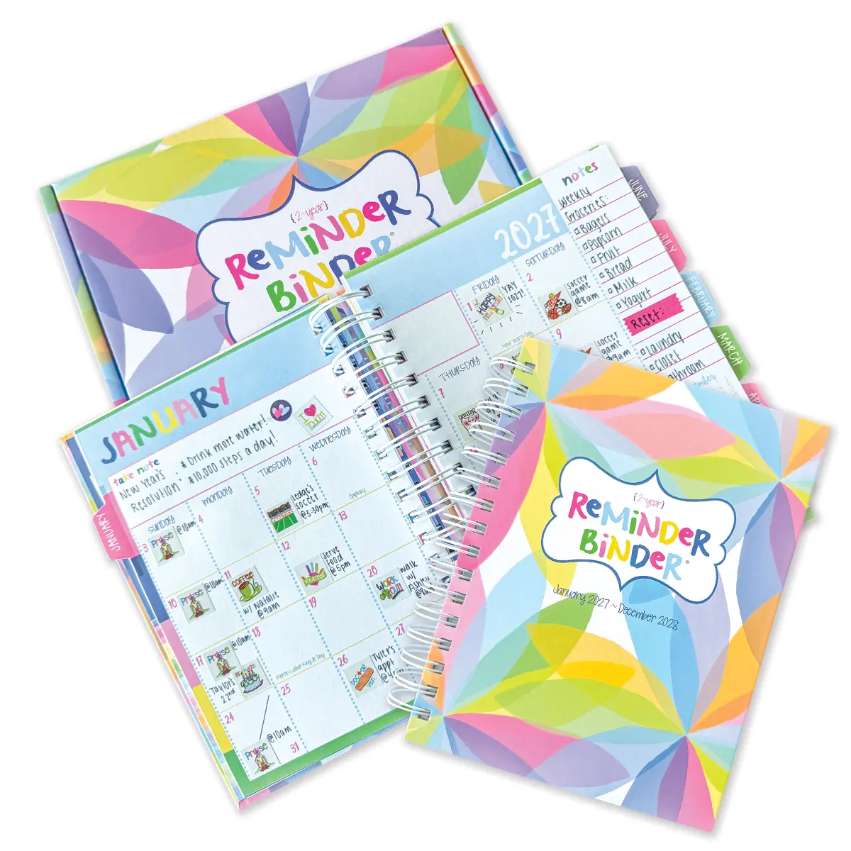 NEW Reminder Binder® - 2027-2028 24-Month Weekly & Monthly Planner, Office Stationery, Office Accessories