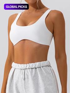 women's solid wireless sports bra, sporty breathable comfortable bra, gymclothes, ladies sportswear for indoor outdoor exercise wear, gym clothes, activewear, workout sets women, bras for women