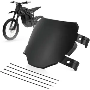 Electric Dirt Bike Number Plate Front Licens for Surron Sur Ron Light Bee X/S LBX Yozma 10 Ebike E-Ride Pro SR SS 2.0 3.0 Talaria Sting MX3/R MX4 Tuttio Soleil ETM RTR Black/Curved