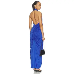 NBD Carole Maxi Dress in Cobalt
