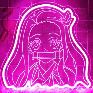 Nezuko Demon Slayer Neon Sign - Perfect for Home Decor