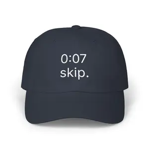 0:07 - skip. hat