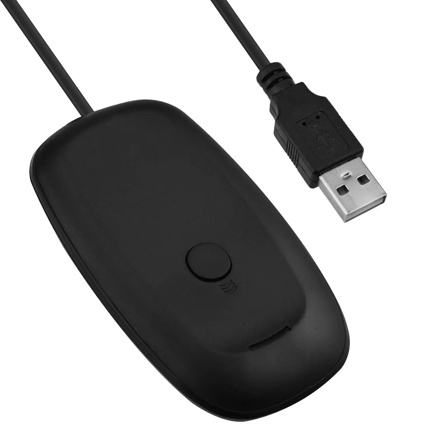 Mcbazel Wireless USB 2.0 Gaming Receiver Adapter - Console Controller Accessories for Microsoft Xbox 360 Gamepad, Desktop PC, Laptop (Wireless Esports Controller Console Cables & Adapters, Black)