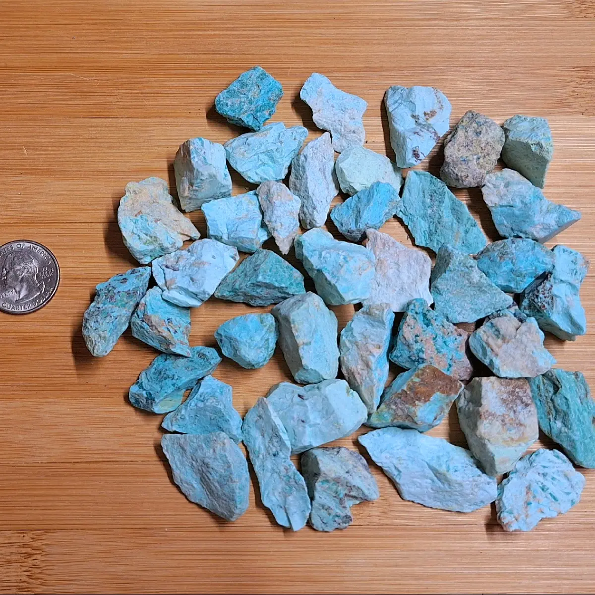 Rough Turquoise Chunks Rough Turquoise Chunks