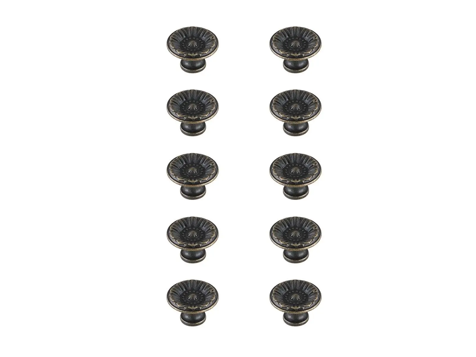 1.1 in. Dia. Corio Multipack Mushroom Knob, Antique Bronze - Pack of 10
