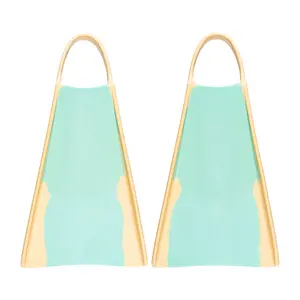 Yucca - Yarrow Short Blade Fins - Ultra Soft Flex - Powerful, Durable, Ergonomic, for bodysurfing, lifeguarding, shorebreak - Premium Malaysian Rubber