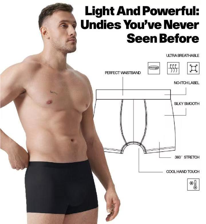 TexTale Airy Trunk - 2 pack Sweat-Wicking Zero-Feel Softness Stretch - Gym Plus Sizes Light Silky Touch High-Quality Skin-Friendly Underwear Menswear Man letters classic print casual Soft Breathable Cotton Boxer Briefs Cotton Boxer Briefs