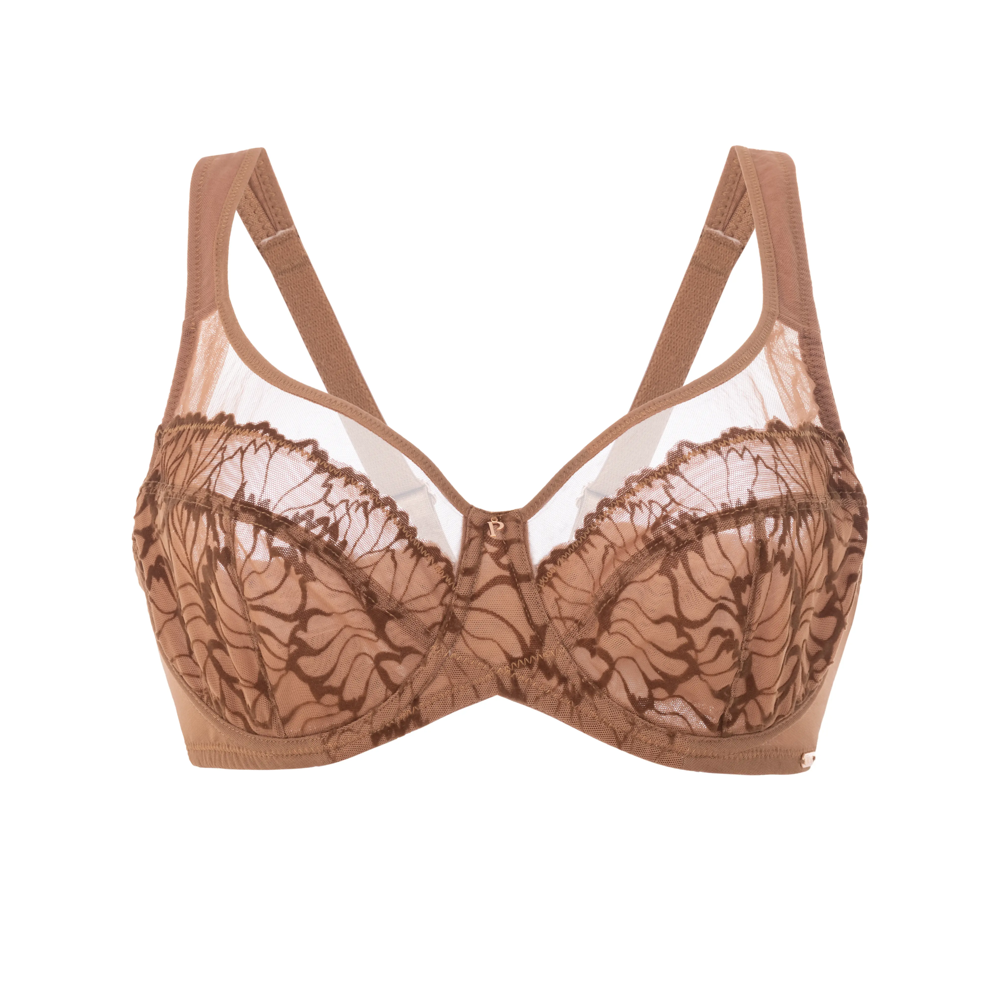SHADOW Support Velvet Bra - D-G Cups Secure Support with Velvet Touch - Womenswear Adjustable Everyday Bra