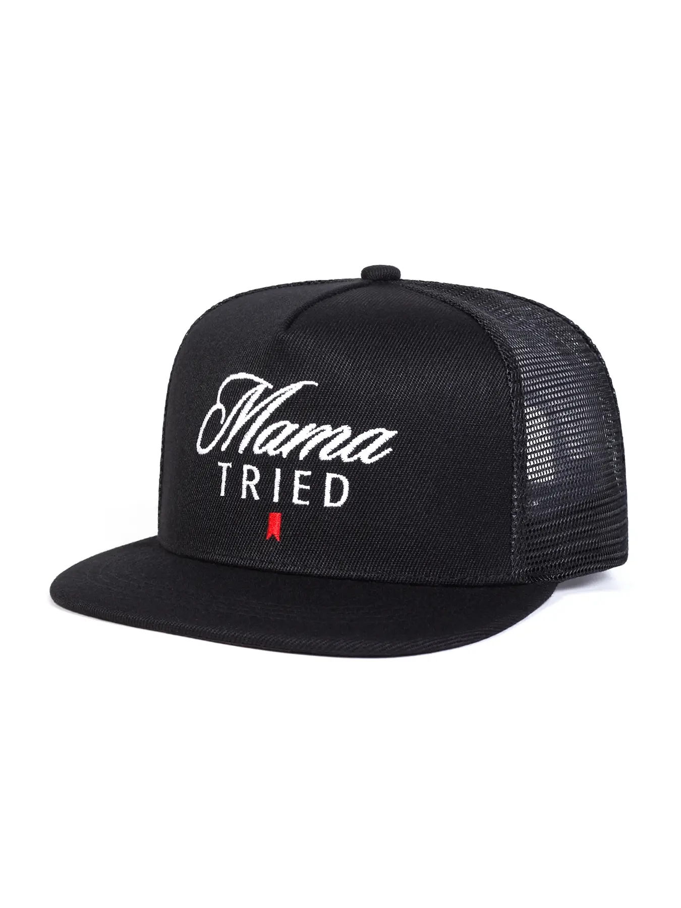 Unisex Mhc Mama Tried Ultra Trucker Hat, Premium Trucker Hat, Quality Caps, High Quality Hat, Baseball Cap Adjustable, Breathable & Adjustable Fit, Unique Graphic Design, Perfect for Outdoor Adventures & Casual Wear
