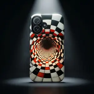 Optical Illusion Vortex Phone Case No. 1 | 3D Tunnel Effect | Cool Hypnotizing Protective Phone Case