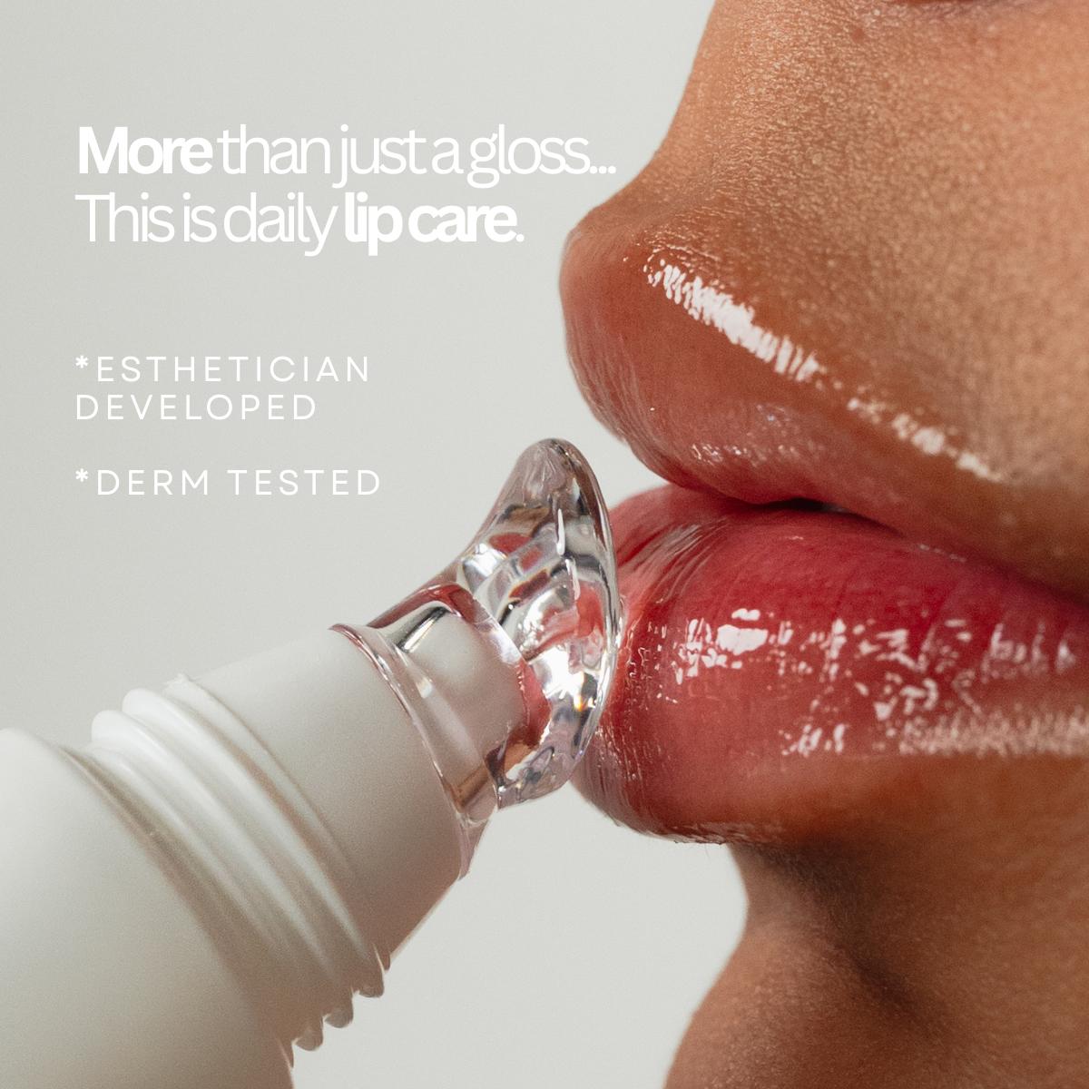 Bowler Lip Gloss - Renewal Treatment with Arnica Calendula Aloe and Vitamin E for Hydrated Smooth Lips 15 mL