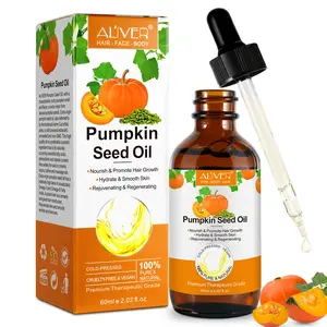 ALIVER Pumpkin Seed Oil 60ml. Pumpkin seed oil is used for scalp, hair and body care. It has a 3-in-1 formula to moisturize and enhance hair smoothness and skin radiance.
