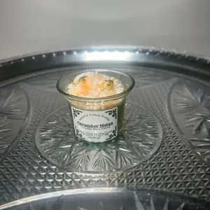 Cucumber Melon Scented Candle - 4oz, perfect for home decor and a sweet, fresh Aroma.