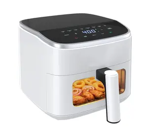 4 Qt Compact Air Fryer, 4-in-1 Cooking Functions, Dishwasher-Safe Parts, White